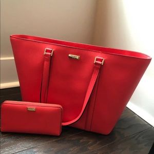 Kate Spade Tote and Matching Wallet